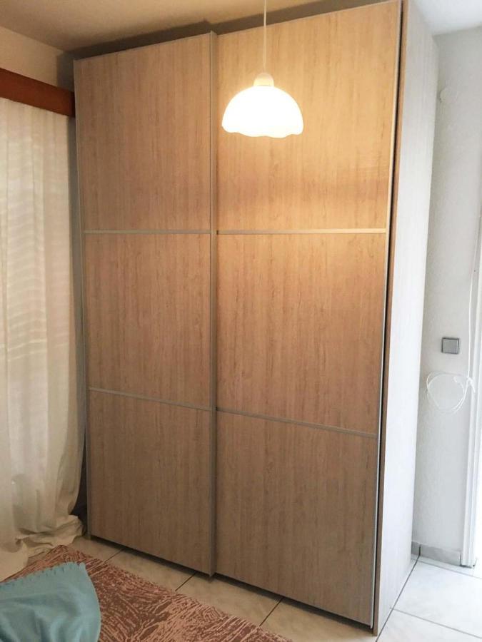 Beach Front Apartment In Pefkochori Bagian luar foto
